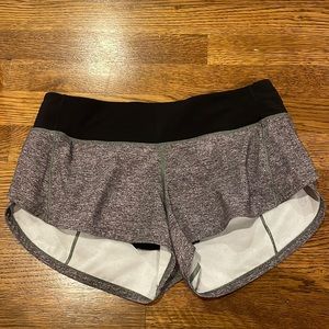 Grey lululemon shorts